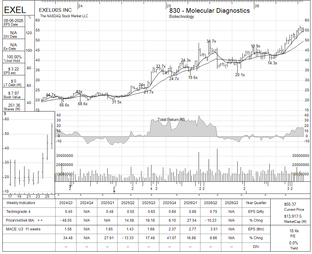 EXEL chart panel